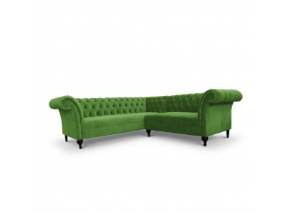Groene Stijlvolle Hoekbank Chesterfield Bank L-vorm Designer Banken Bekleding Meubels