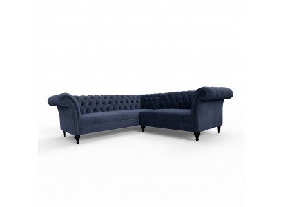 Chesterfield hoekbank hoekbankontwerpersofa sofa fluweel leren bank SLIII sofa №98