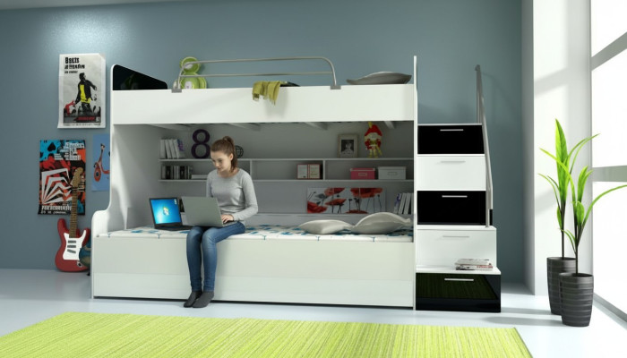 Stapelbed Tweepersoonsbed Tweepersoonsbed Jeugdbed Bedden Hoogslapers Meubels Direct