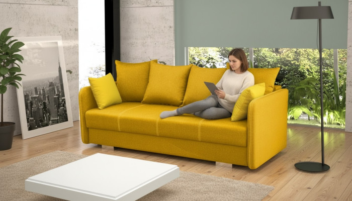Slaapbank opklapbare bank 3-zits slaapfunctie + bedlade bank bank opklapbaar bed