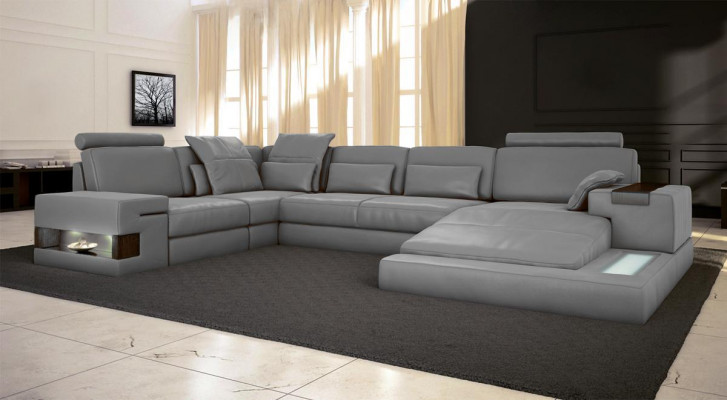 Hoekbank Bank Bank Bekleding U-vorm woonlandschap Designbanken XXL Big