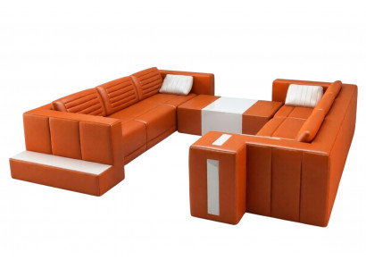 Modern Elegant Design Woonkamerbanken Bekleed meubilair U-vorm voor uw huis.