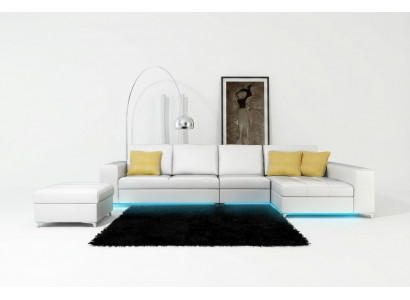 Leren bank Bank Bank Woongebied Modern Hoekbank Hoekbank Ontwerp