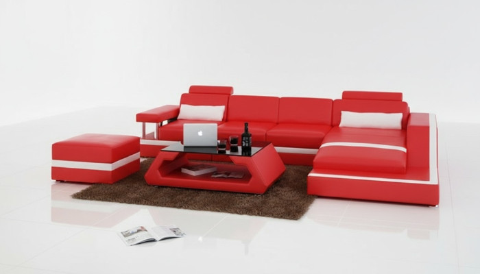 Leren bank Bank Woongebied Modern Hoek Decor Hoekbank Ontwerpgarnituur  Leren bank Woonkamer Modern Hoek Decor Hoekbank Ontwerpmeubilair
