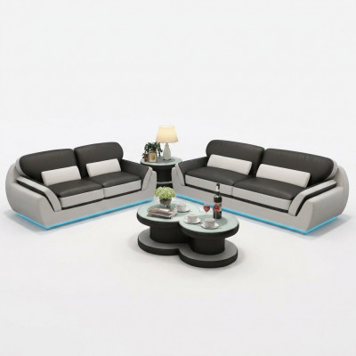 Leren bankstel Bankstel Nieuw 3+2 zits bankstel Modern Design Bank