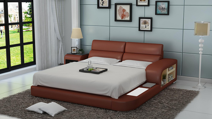 Designer bed gestoffeerd luxe bed tweepersoonsbed huwelijksbed bedden 140/160/180 LB8805