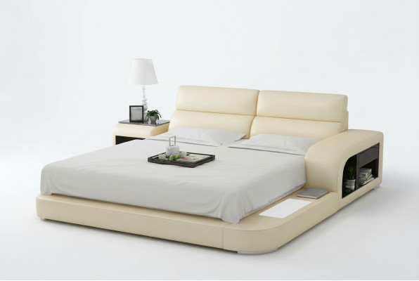 Designer bed gestoffeerd luxe bed tweepersoonsbed huwelijksbed bedden 140/160/180 LB8805