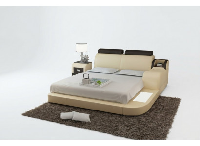 Bed Design Luxe Luxe Bedden Leer Moderne Slaapkamer 140/160/180 LB8813