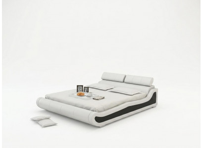 Luxe leren bedontwerp gestoffeerde bedden dubbel modern huwelijk 140/160/180 cm.