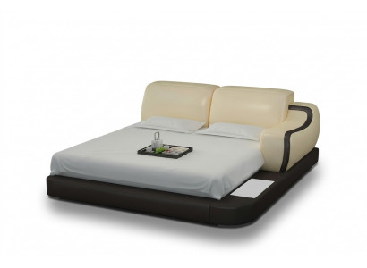 Waterbed Hotel dubbel bed compleet leren bed gestoffeerd bed water LB8803