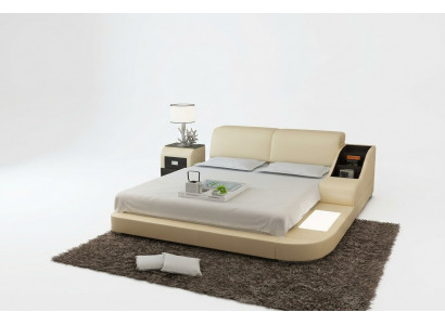Waterbed Hotel Dubbel Bed Bedden Compleet Lederen Bed Gestoffeerd Bed Water LB8815