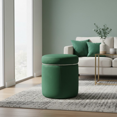 Kruk Voetenbank Ottoman Zithocker Zitpouf Woonkamer Designer Okrugla40