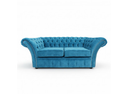 Chesterfield Sofa Bank Beklede Sofa's Klassieke 2-zitter Leren Stof Winchester