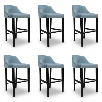 6x Ontwerp Volledige Stoelenset Barkruk Kruk Set Stoelen