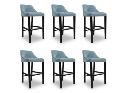 6x Ontwerp Volledige Stoelenset Barkruk Kruk Set Stoelen
