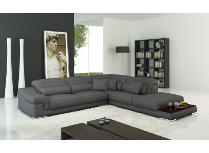 Multifunktions Relac Ecksofa Ledersofa Sofa Couch Polster Eck Sitz Garnitur Neu