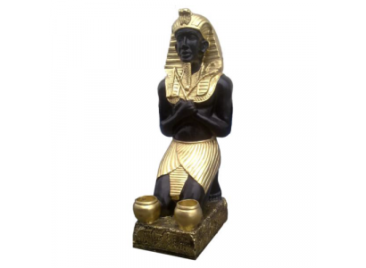 Ägypten Skulptur Ramses II Kunststoff Statue Figuren Statuen Antik Stil 55cm