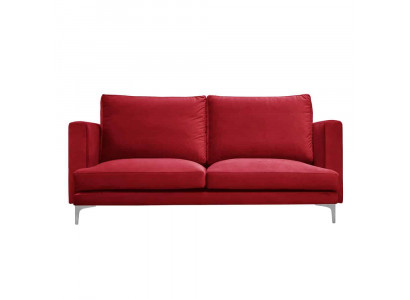 Leder Chesterfield-Sofa modern in Schwarz