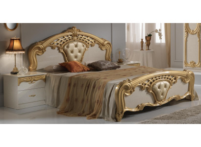 Klassisches Bettgestellt Schlafzimmer Set 3 tlg. Bett + 2 Nachttische Stil Möbel