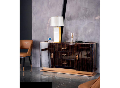Moderne Holz Kommode Sideboard Kommoden 160cm XXL Low Boards Wohnzimmerschrank