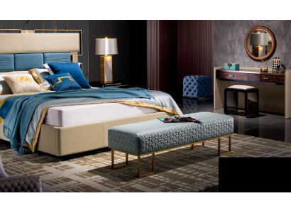 Hocker Fußhocker Beistellhocker Ottomane Chaiselounge Sitzbank Textil Designer