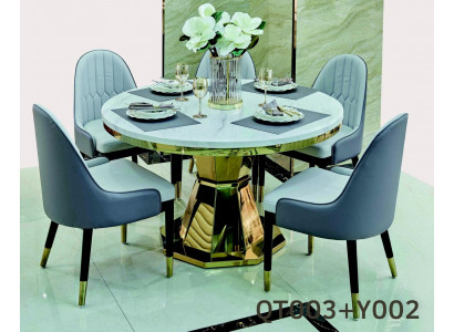 Lederstuhl in Schwarz mit Edelstahl und Holz, modernes Design