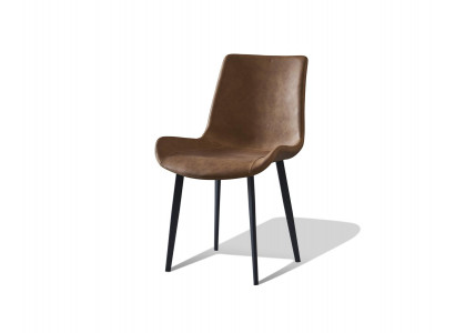 Ess Zimmer 1x Stuhl Echt Stühle Sitz Polster Lehn Designer Leder Sessel Modern