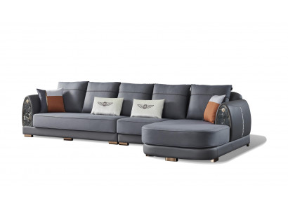 Ecksofa L Form Design Sofa Ecksofa Couch Polster Sofas Leder Wohnlandschaft Neu