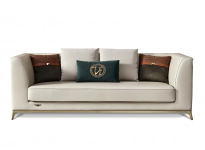 Moderne Design Sofagarnitur Sitz Polster Couch Sofas 3+2+1 Gruppe Garnituren Neu