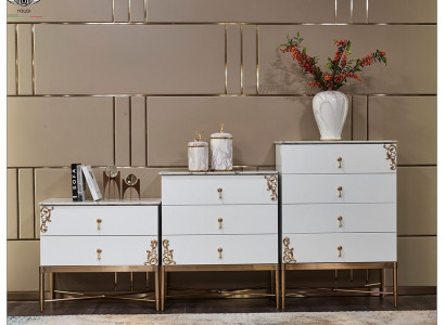 Kommoden Designer Hochglanz Kommode Anrichte Side Low Board Schrank Wohnzimmer