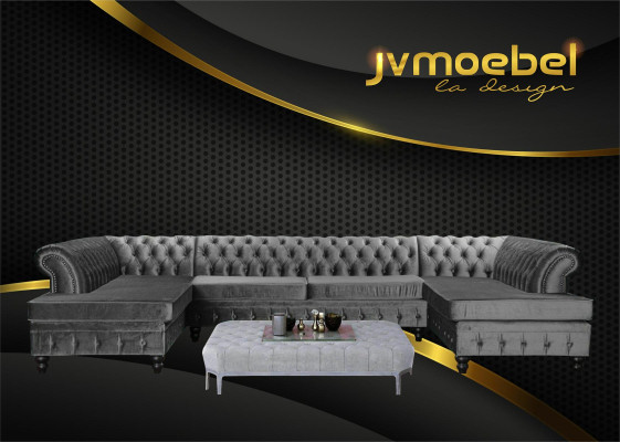 Moderne design luxe salontafel textiel Chesterfield woonkamer tafel salontafels