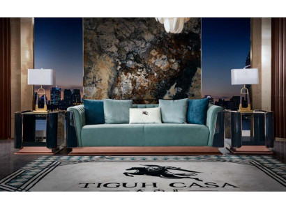 Chesterfield Sofa Leder Dreisitzer Couch Polster Design Möbel Luxus Wohnzimmer