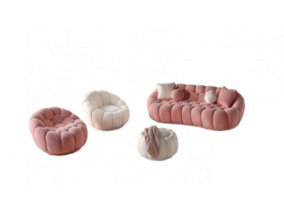 Sitzgarnitur Wohnlandschaft Sofa-Set Sofas Wohnzimmergarnitur Polstergarnitur