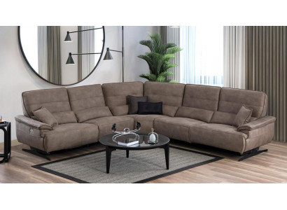 Design Ecksofa L form Modern Sofas Ledersofa Couch Wohnlandschaft Sofa Sitz