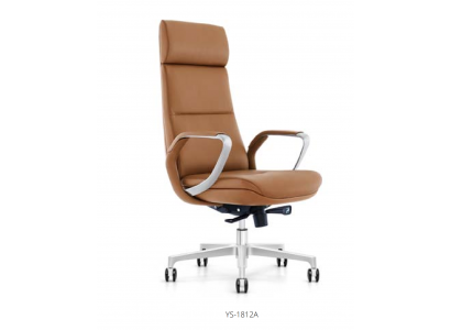 Leder-Sessel in Schwarz mit Edelstahlrahmen, modernes Design