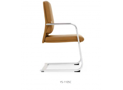Kunstleder-Sessel in Schwarz mit Edelstahlrahmen modern und elegant