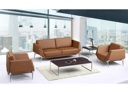 Kunstleder Chesterfield-Sofa in Schwarz modern und elegant