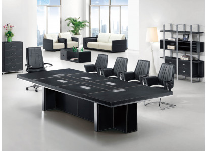 Kunstleder Chesterfield-Sofa in Schwarz modern eleganter Stil