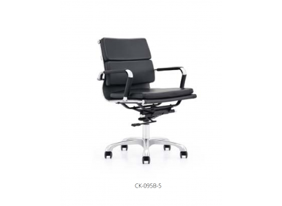 Kunstleder Chesterfield-Sessel in Schwarz modern eleganter Stil
