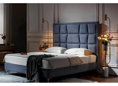 Design Bett Schlafzimmer Betten Textil Hotel Luxus Polster Sitz Stoff Möbel Neu