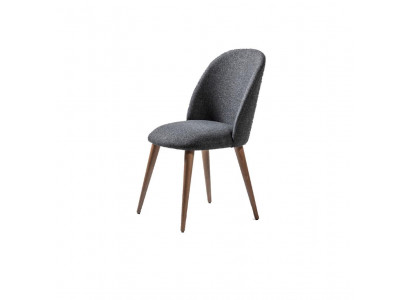 Klassische Lehnstuhl Luxus Stuhl Polster Textil Stoff Holz Stühle Design Stuhl