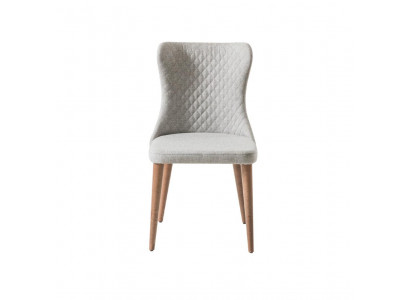 Lehnstuhl Esszimmer Holz Stuhl Textil Polster Stühle Möbel Esszimmer Sessel Neu