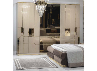 Luxus Kleiderschrank Hochglanz Schlafzimmer Schrank Holz Moderne Schränke Neu