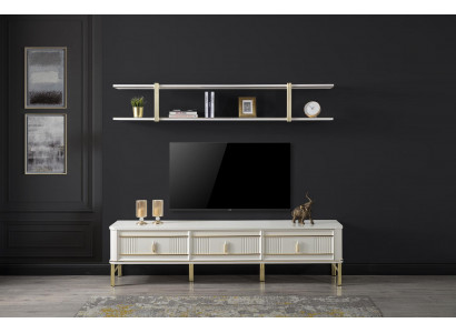 tv Ständer Kommode rtv Ständer Holztisch Wandregal modernes Design neu