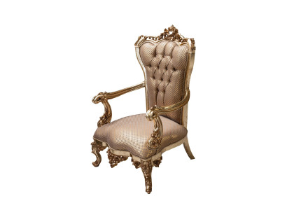 Sessel Wohnzimmer Klassisch Design Sessel Gold Luxus Wohnzimmer Textil