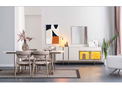 Stilvolle Graue Esszimmer Stühle Luxus Möbel Designer Textil Lehnstühle