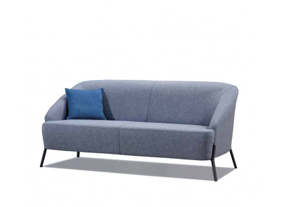 Designer Blauer Sessel Wohnzimmer Polstersessel Einsitzer Relax Möbel