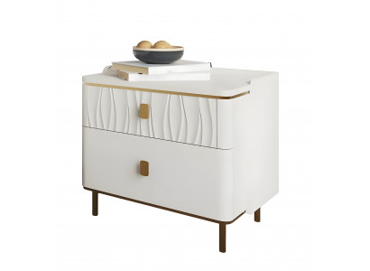 Komplette Nachttische Nachtschränke Nachtkonsolen Holz Beige 2tlg Set