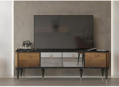 Sideboard RTV Lowboard TV Ständer Holz Tisch Wohnzimmer