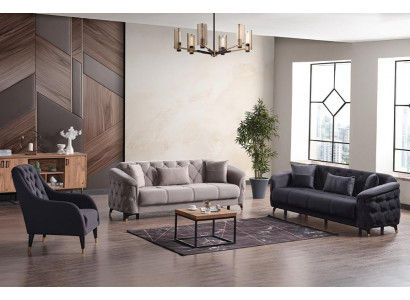 Sofa Polstergarnitur Sitzgarnitur Wohnlandschaft Couch Sitzgarnitur Lounge 3+2+1